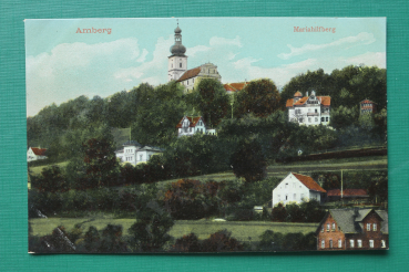 AK Amberg / 1905-1920 / Mariahilfberg / Häuser Villen Kirche